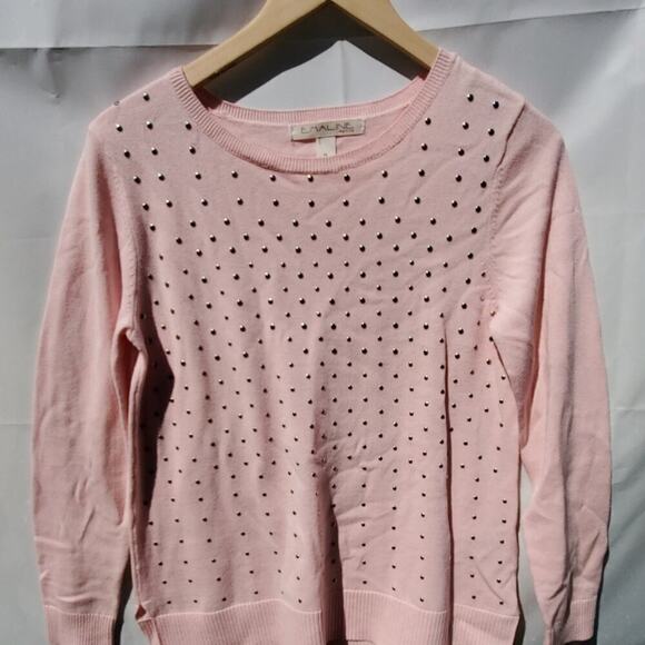 Emaline pink metal studded sweater - Picture 8 of 16
